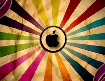 Colorful rainbow for Apple logo - HD creative wallpaper