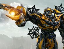 Yellow machine from Transformers 2018 - New movie