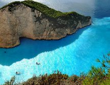 Zakynthos Greek Island - Wonderful blue Mediterana water