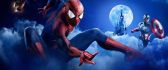 Super wallpaper with heroes - Spiderman Captain America Iron