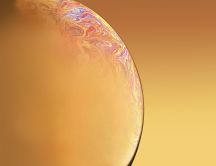 Yellow Bubble iPhone new IOS 12 wallpaper