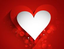 3D paper heart HD wallpaper - Happy Valentine's Day