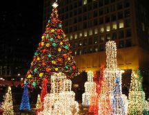 Lights for Christmas Holiday - Chicago Christmas Market 2019