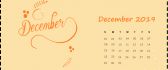 Digital art design - Calendar December 2019 - Christmas time