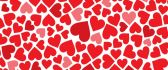 Million of hearts on a full background -Happy Valentines Day