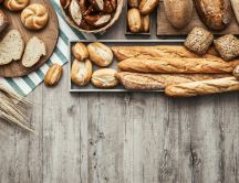 Delicious bread for a special breakfast - HD wallpaper