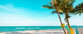 Summer time beach sand and perfect ocean water- HD wallpaper