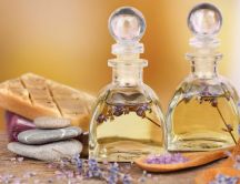 Essential oils - Beautiful Lavender flower perfume