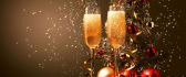 Champagne and happy time with friends - New Year 2022
