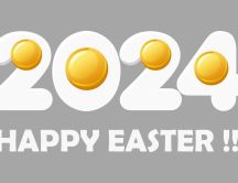 Happy Easter holiday 2024 - eggs holiday