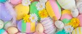 Pastel colors for Easter eggs - Happy Spring Holiday